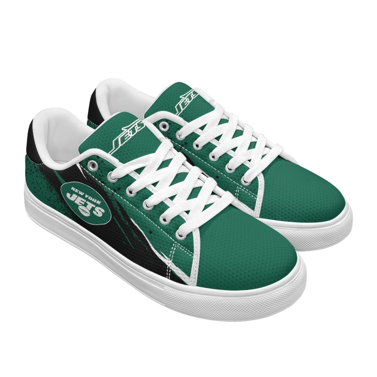 Men's New York Jets Low Top Casual Sneakers/Shoes 001